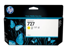 Load image into Gallery viewer, HP Genuine B3P21A 727 Yellow Ink 130ml HP T920/930/1500/1530/2500/2530