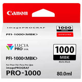 Canon Genuine PFI-1000MBK Matte Black Ink 0545C001AA 80ml Pro1000 PFI1000MBK - PFI-1000 ink