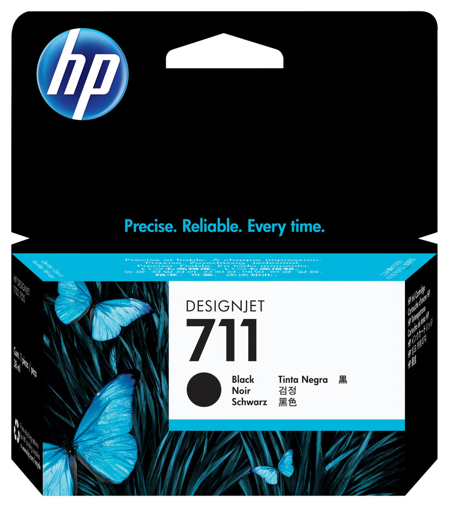 HP Genuine CZ133A / 711 Ink cartridge black 80ml for HP DesignJet T 520